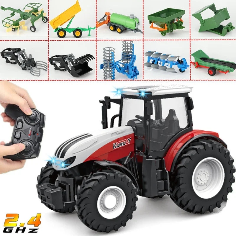 Tractor Implement - 1/24 2.4G RC Boer Auto Speelgoed