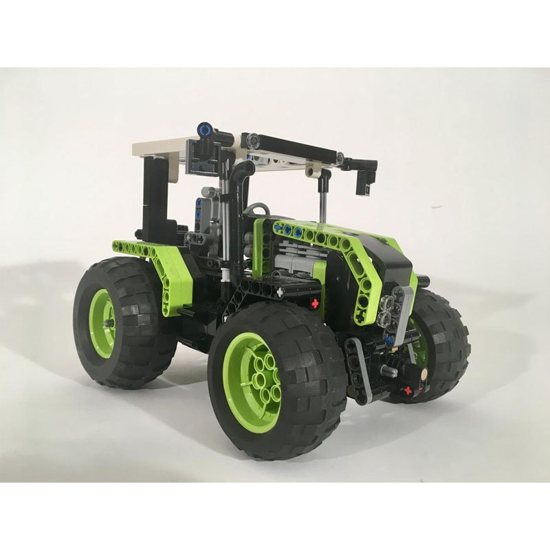 Urban Farming Agriculture - MOC-97333 Urban Farm Landbouwtractor Bouwsteenmodel 660