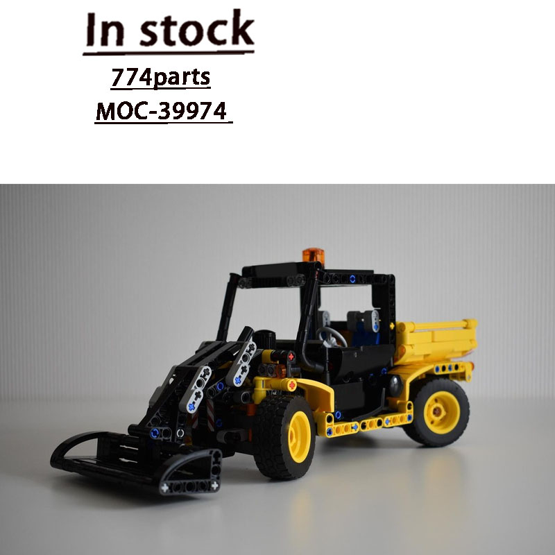 Urban Farming Agriculture - MOC-39974 Urban Farm Landbouwtractor Trailer Bouwsteenmodel