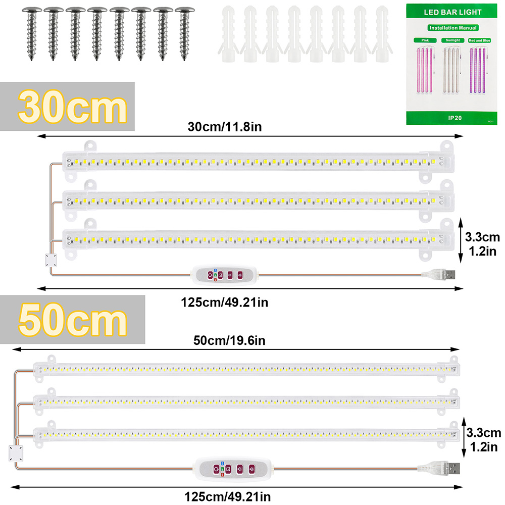 1/2/3/4Head Led Grow Light Str - Plant Growth Regulator recensie en prijs