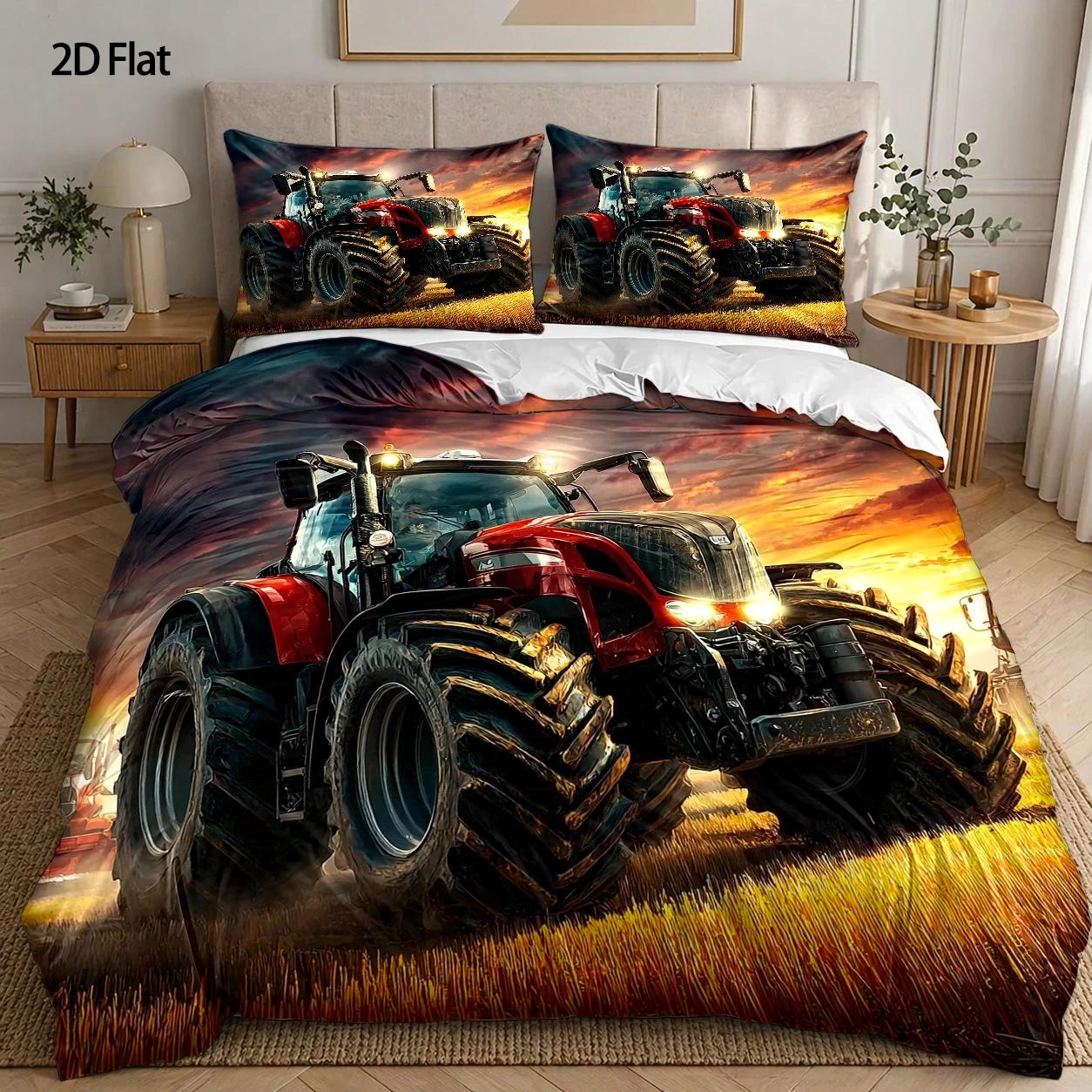 3-delige dekbedovertrekset, 1  - Agriculture Farming Cartoon recensie en prijs