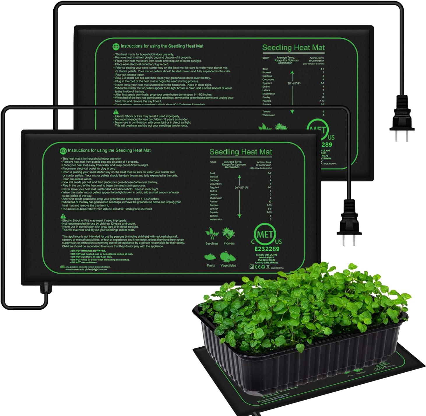 10/25/50CM Zaailing Warmte Mat - Plant Growth Regulator recensie en prijs